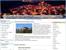 Tablet Screenshot of comune.torraca.sa.it